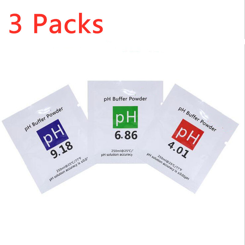 Ph Up Down Solution - 3 قطعة/الوحدة PH العازلة مسحوق قياس