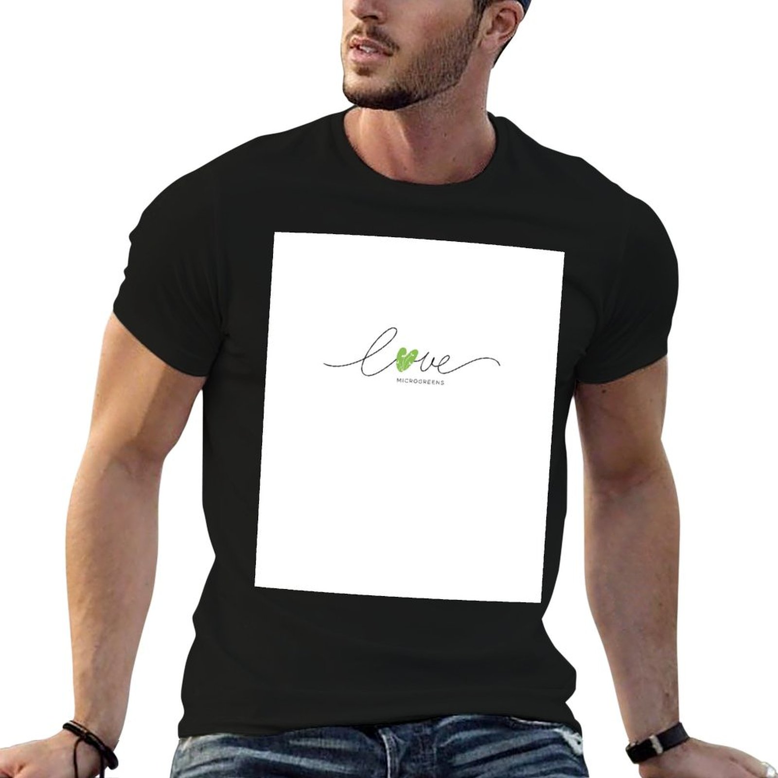 Urban Farming Microgreens - تي شيرت Microgreens Urban Farm Gardening