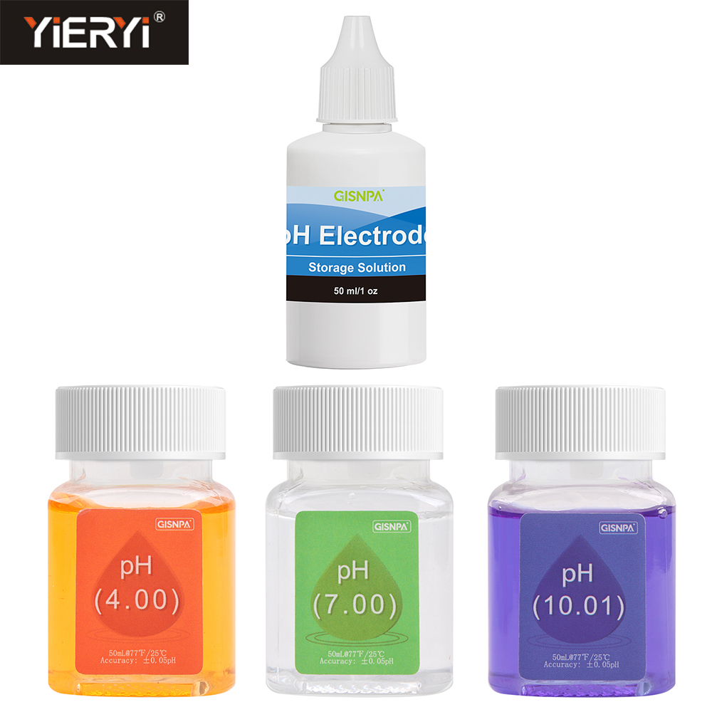 Ph Up Down Solution - مجموعة سائل معايرة مقياس درجة الحموضة