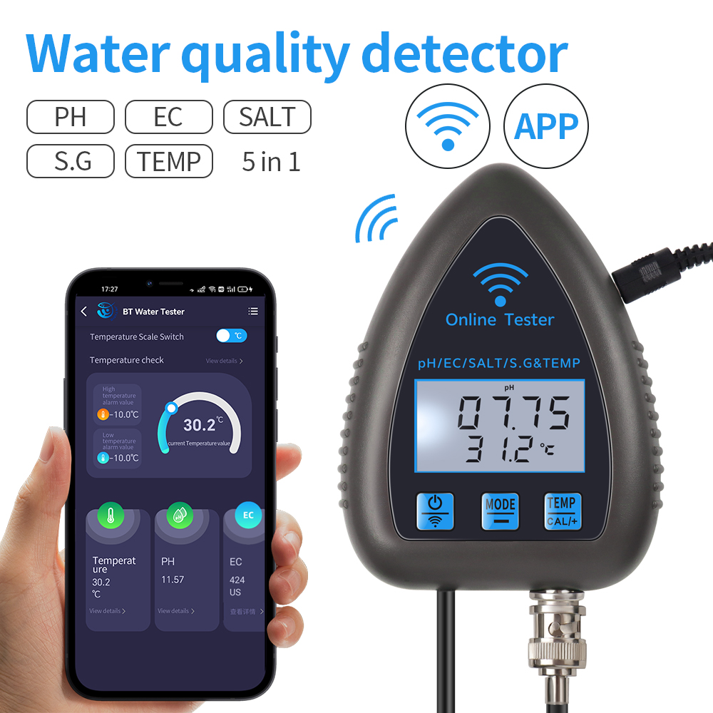 Tuya WiFi مقياس جودة المياه ،  - مراجعة Ph Up Down Solution وسعره