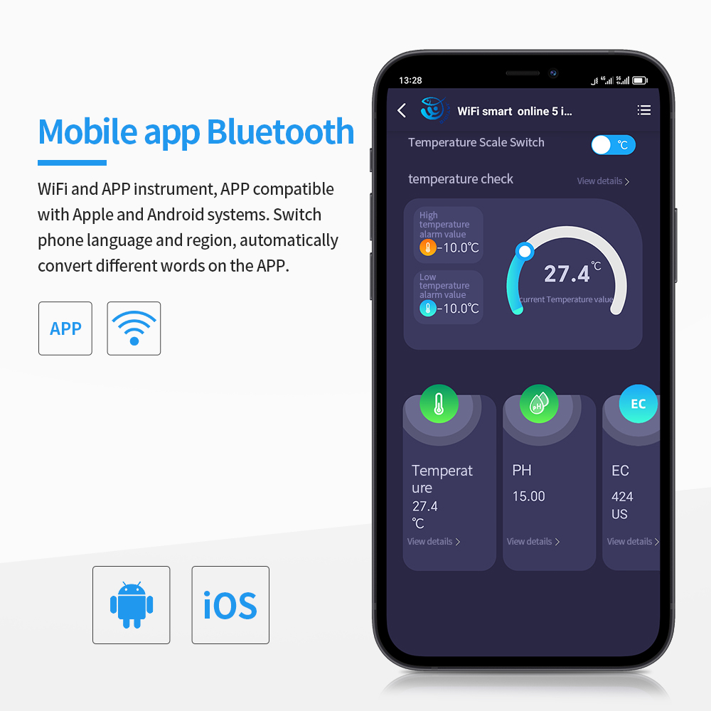 Tuya WiFi مقياس جودة المياه ،  - مراجعة Ph Up Down Solution وسعره