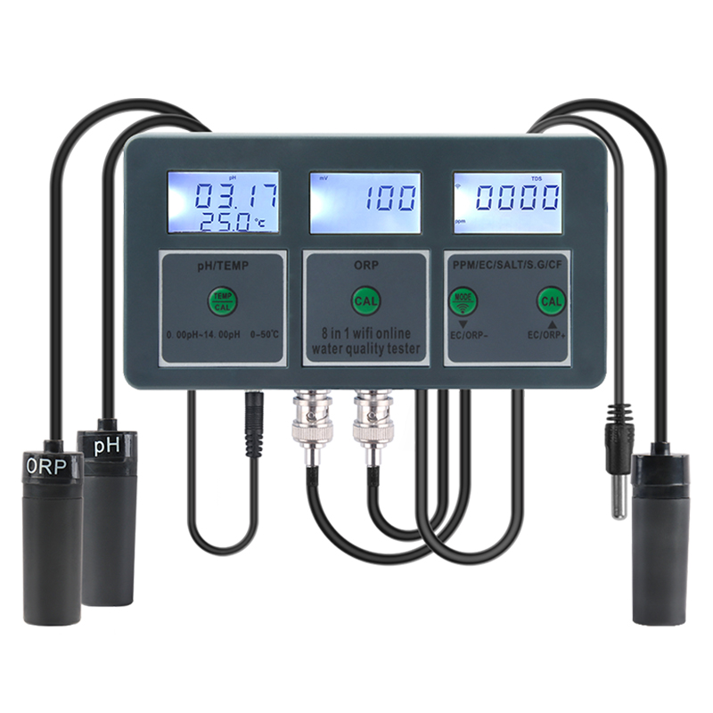 Tuya WiFi الرقمية PH ORP TDS E - مراجعة Ph Up Down Solution وسعره
