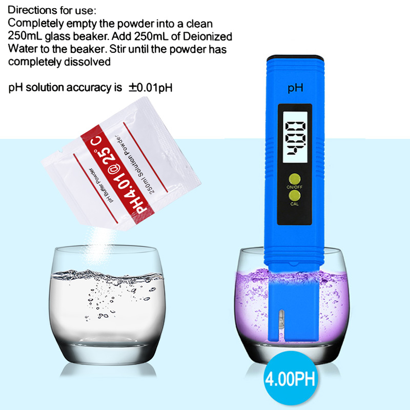 مجموعة من 3 قطع: مسحوق معايرة  - مراجعة Ph Up Down Solution وسعره