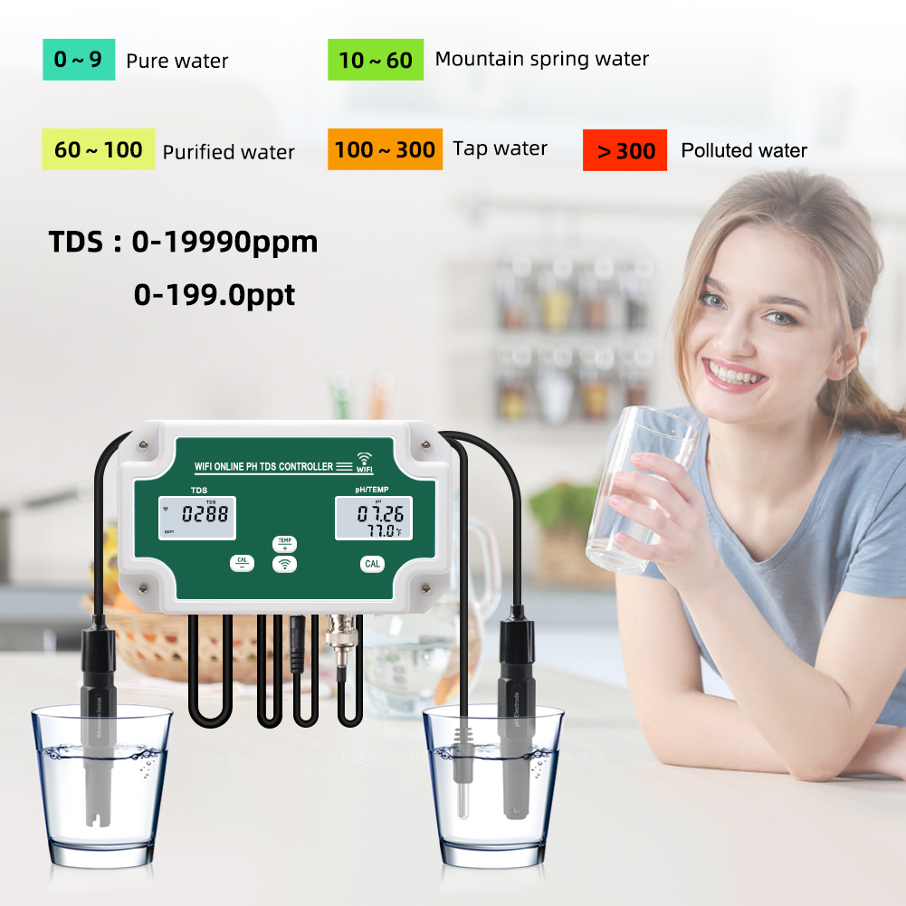 Yieryi جديد واي فاي الذكية حوض - مراجعة Ph Up Down Solution وسعره