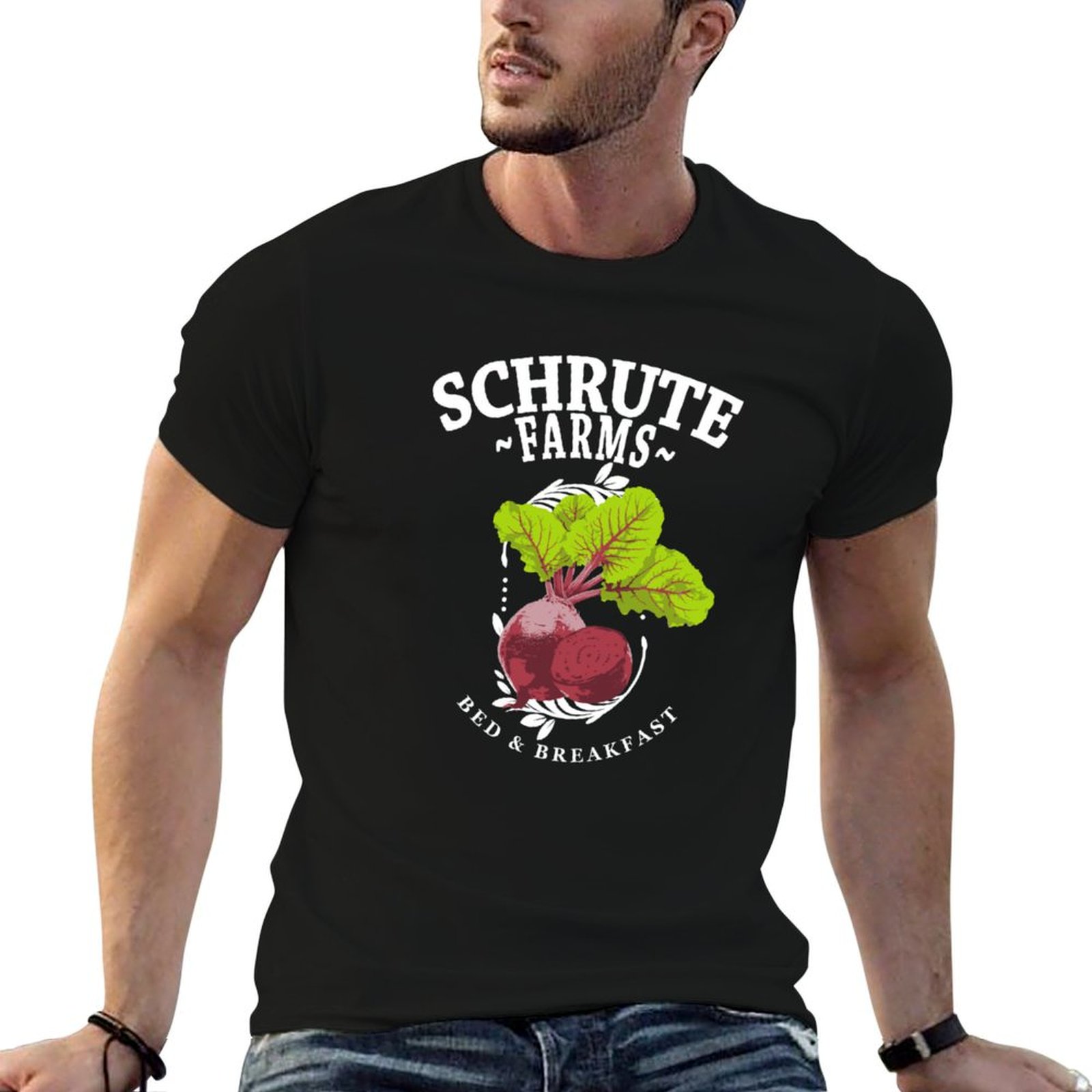تي شيرت Schrute Farms Bed & Br - مراجعة Urban Farming Office وسعره